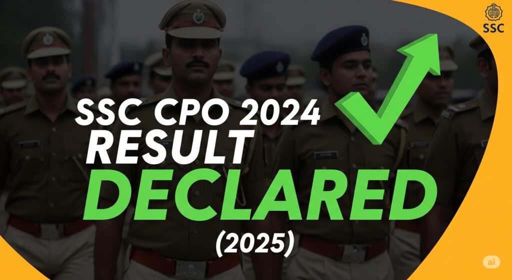 SSC CPO 2024 Result Declared in 2025: Sub Inspector Merit List & Cut Off Released
