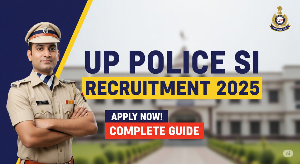 UP Police SI Recruitment 2025: Check Now Notification, Vacancy, Online Form, Eligibility & Syllabus