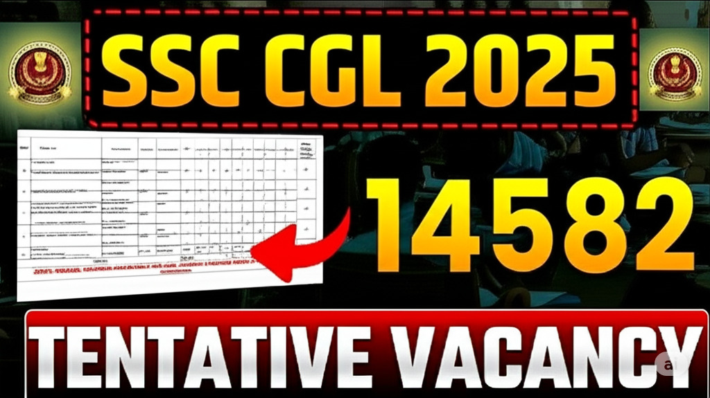 SSC CGL 2025 Tentative Vacancy - SSC CGL Exam Recruitment 2025
